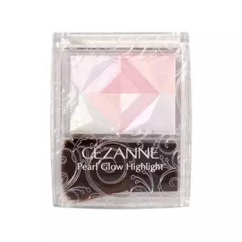 Cezanne Pearl Glow Highlight SP2 Romance Bloom 3.2g 4-color Highlight Wet Shiny Highlight with Pearl