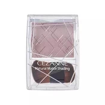 Cezanne Powder Natural Matte Shading 02 Cool Tone 2.7g Shadow Color Small Face Gray Mauve Brown