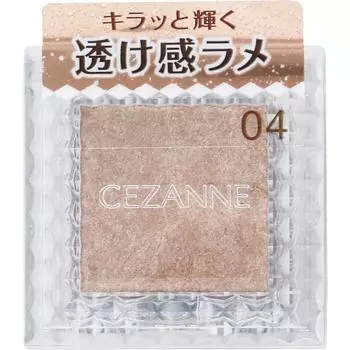 CEZANNE Sezanne Одноцветные тени для век 04 Прозрачный жидкий макияж глаз Цвета и тени для век Нанесите необходимое количество на веки. Макияж глаз Цвет глаз
