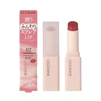 Cezanne Souffle Lip 02 French Rose Matte Lip High Adhesion 4.2g