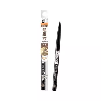 Cezanne Super Fine Eyebrow 08 Bitter Greige Eyebrow Feeding Type Waterproof 0.02g
