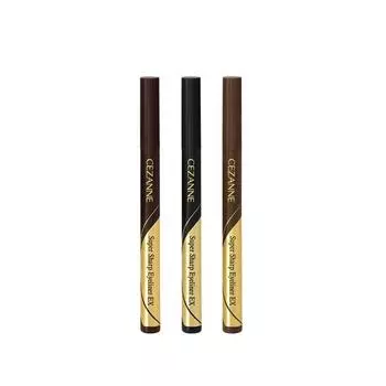 CEZANNE Super Sharp Подводка для глаз EX 5g 00 Brown Black