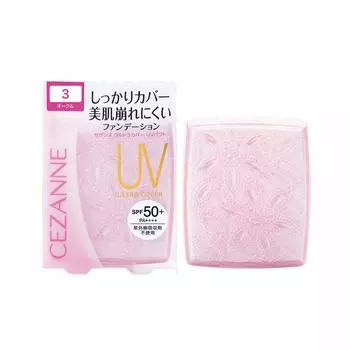 Cezanne Ultra Cover UV Pact 3 Ocher 11g Foundation