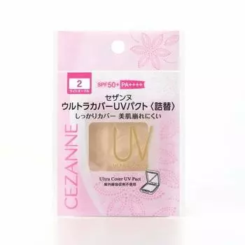 Cezanne Ultra Cover UV Pact (Пополнение) 2 Тональная основа Light Ocher 02 11 г (х 1)