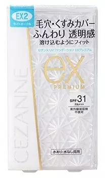 Cezanne UV Foundation EX Premium EX2 Светлая охра 10 г