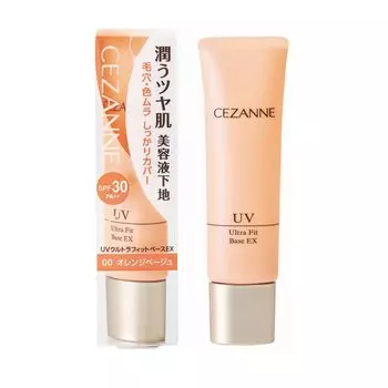 Cezanne UV Ultra Fit Base EX 00 Оранжево-бежевая основа под макияж 30 г (х 1)