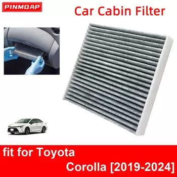 CF12157 Фильтр салонный автомобильный для Toyota Corolla 2019-2024 Авто Фильтры Углеродное волокно белый