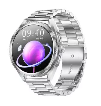 CF52 умные часы 1,75 дюйма Amoled HD большой экран BT беспроводной вызов светодиодный фонарик для спорта на открытом воздухе фитнес-трекер умные часы чёрный