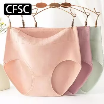 CFSC Женское нижнее белье больших размеров, однотонное нижнее белье с принтом XL красный