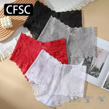 CFSC Женское нижнее белье больших размеров, однотонное нижнее белье с принтом, простое нижнее белье с принтом XL красный