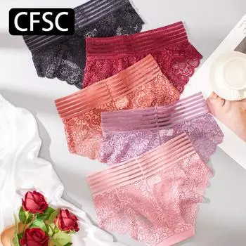 CFSC Женское нижнее белье больших размеров, однотонное нижнее белье с принтом L розовый