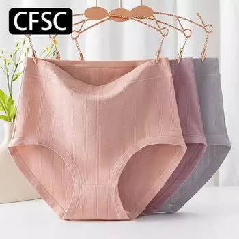 CFSC Женское нижнее белье больших размеров, однотонное нижнее белье с принтом M розовый