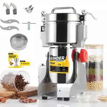 CGOLDENWALL 300 г Мука Электрический порошок Зерно Мелкий порошок на высокой скорости Останавливает работу, когда крышка сухая Ингредиенты Сменные лезвия Японская инструкция