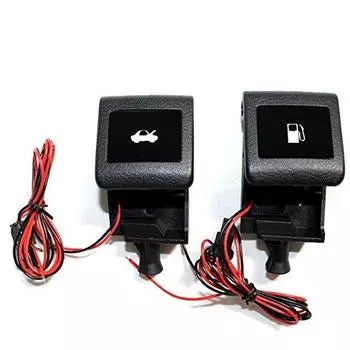 CGP Универсальный освещающий кожух и комплект рычагов открывания бензобака [Белый светодиод] для автомобилей Toyota