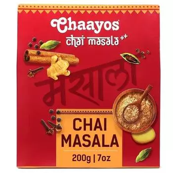 Chaayos Chai Masala - Ароматный чай Масала в порошке со 100% натуральными ингредиентами - 200 г [500 чашек]