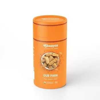 Chaayos Гур Пара (450г упаковка) | Закуска к чаю | Готовые закуски Gur Para | Мини-гур Пара | Индийский Намкин Нашта | Традиционные индийские закуски