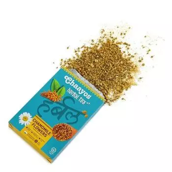 Chaayos Ромашковый травяной чай - 50 г | Травяной чай | Чай из цветков ромашки | Натуральные цветки ромашки | Детокс-чай | Чай