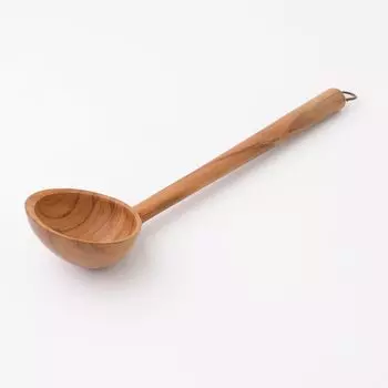 ChaBatree Wooden Ladle Ladle 30cm Teak Wood Kitchen Tool Limpid коричневый
