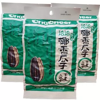 ChaCha со вкусом семян подсолнечника и кокоса, 228 г, 3 шт., корейские орехи