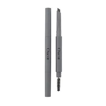 Chacott Brush Up Eyebrow with Screw Waterproof Genderless Cosmetics for Women and 242 Gray Brown Brush, Formula, Men, Color