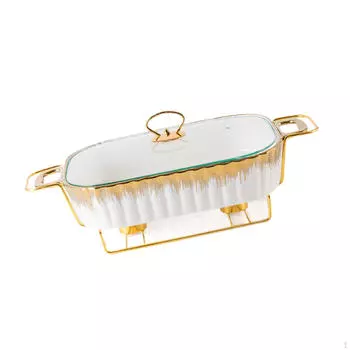 Чафер-буфет, поднос, запеканка, жарка для свадебных праздников чёрный