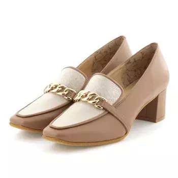 chain Brown 230 HIMIKO/Himiko/Heel loafers/641115 коричневый