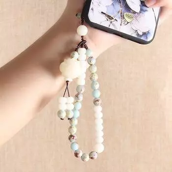 Chain Shoushan Stone Lanyard Mobile Phone Lanyard Mobile Phone Shell Pendant Mobile Phone Straps B