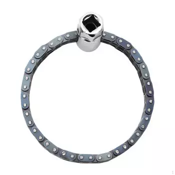 Chain Wrench Adjustable Sturdy Pipe Fittings Tools Practical Double Sleeve 44 Section