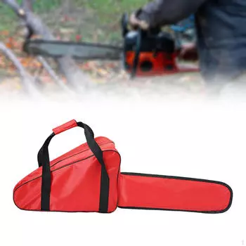 Chainsaw Carry Case Carrying Bag Dustproof Protective Convenient Zipper Handbag Storage красный