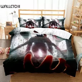 Chainsaw Man Anime Duvet Cover Set Without Sheet King Queen Double Full Twin Single Size Bed Linen Set EU single(135x200cm)