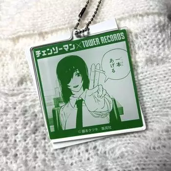 Chainsaw Man Himeno Tower Record Masterpiece Acrylic Keyring