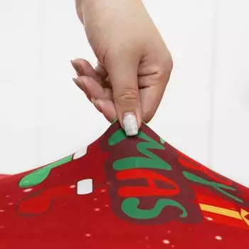 Chair Covers Stretch Christmas Printed Elastic Dining Parson Chair Slipcovers Chair Protectors For Dining Room Kitchen Party