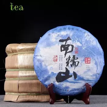 Чай 2018 года, чистое дерево Наньношань, чай Пуэр, сырой чайный пирог, юньнаньский чайный пирог Цыцзы, 357 г