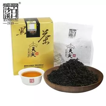 Чай Anhua Baishaxi 2018/2023 г. Tribute Tianjian темный рассыпной чай 200г