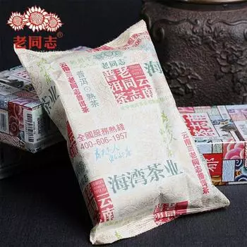 Чай Anning Haiwan Чай премиум-класса старый пуэр специальный сорт рассыпной спелый чай пуэр 100 г 100g