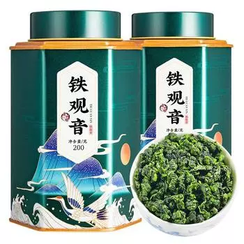 Чай Anxi Tieguanyin, чай с супер сильным вкусом, новый чай 2023 года, консервированный чай, подлинный аромат орхидеи, оптом, высококачественная подарочная коробка.
