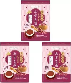 Чай Azuki 4 г x 100 Hokkaido azuki zero healthy tea red beans тестирование остатков пестицидов и радиационное тестирование 3 [под наблюдением врача] пакетов,