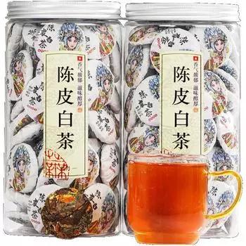 Чай белый Chenpi Fuding Old White Tea Gongmei Xinhui Chenpi Белый чайный тортик 500г 500g