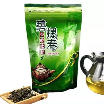 Чай Biluochun Китайская еда Bi Luo Chun Te Зеленый чай 100г