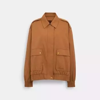 Чай-бомбер Coach Snap Front Harrington