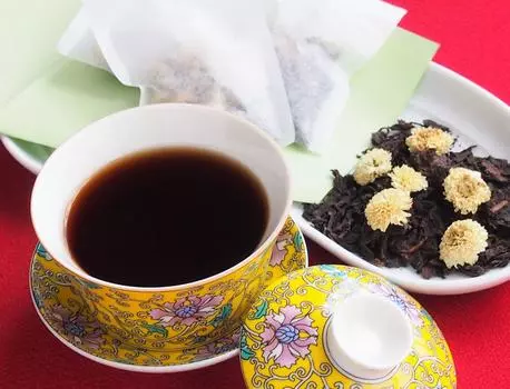 Чай Чэнь Нянь Хризантема Чай Чэнь Нянь из Юньнань Чайные пакетики 31 пакетик Пуэр (Использует Провинция Пуэр)