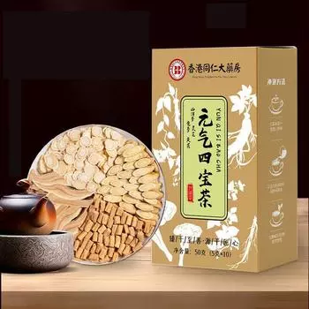 Чай «Четыре сокровища жизни», женьшень, астрагал, даншен, ганодерма, полезный напиток