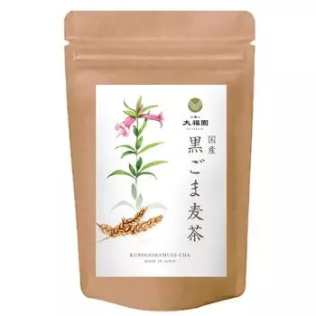 Чай Daifukuen Domestic черный кунжутный ячменный чай в пакетиках 4 г x 40 пакетов черный кунжутный ячменный чай без кофеина