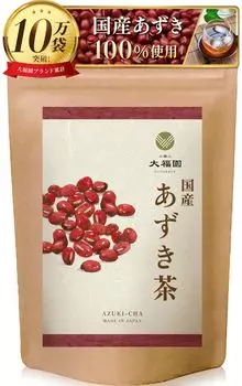 Чай Дайфукуэн Красный Фасолевый Чай Пакетированный Чай Адзуки Декофеинированный Домашний 40 Пакетиков 4г x 40 (Адзуки, Пакеты)