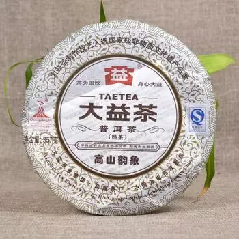 Чай Дайи Спелый Пуэр 2010 года TAETEA Gao Shan Yun Xiang Shu Puer Tea Batch 001 357г