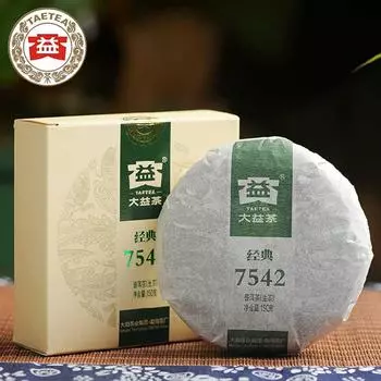 Чай Дайи Сырой Пуэр 2012/2013 7542 TAETEA Шэн Пуэр Чай 150г 150g