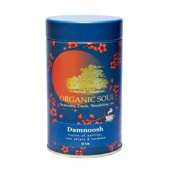 Чай Дамнуш с Шафраном, лепестками Розы и Кардамоном (30 г), Damnoosh, Organic Soul