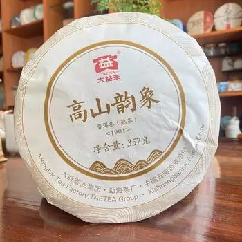 Чай Dayi Mountain Rhyme TAETEA Шу Пуэр, 2019 г., спелый чай Пуэр, 357 г, партия 1901 г.
