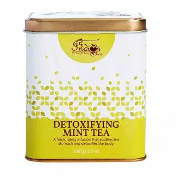 Чай для детокса с Мятой (100 г), Detoxifying Mint Tea, Indian Chai