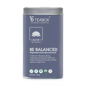 Чай для контроля уровня сахара в крови (100 г), Be Balanced, Teabox